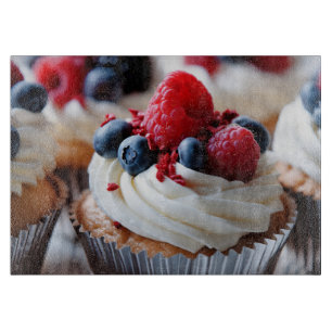 Patriotic Cupcake Cutting Board
