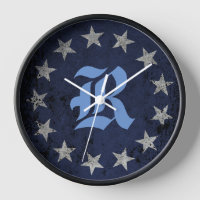 Patriotic Custom Monogram Betsy Ross American Flag