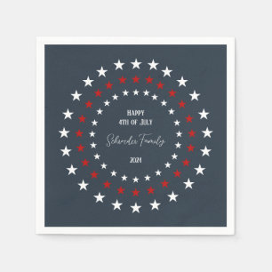 Patriotic Customizable Paper Napkin