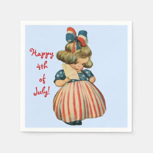 Patriotic Cutie Napkin