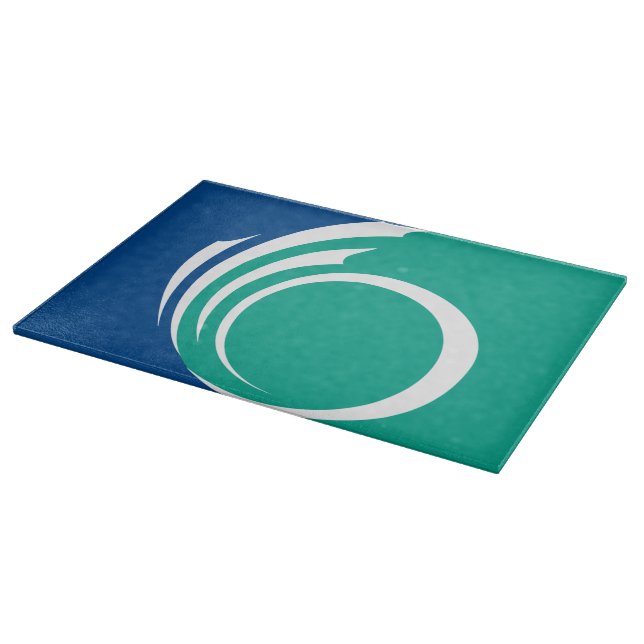 Patriotic cutting board with Flag of Ottawa (Corner)