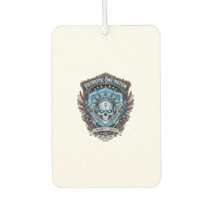 Patriotic Cyber Liberty Skull Cyberpunk Future Fre Air Freshener