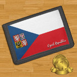 Patriotic Czechia Wallets, Czech flag fashion Trifold Wallet<br><div class="desc">Patriotic Czechia wallets featuring Czech Flag fashion - love my country,  travel gifts,  grandpa birthday,  national patriots / sports fans</div>