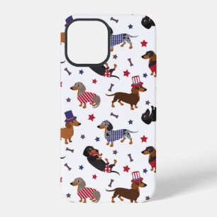 Patriotic Dachshund iPhone 12 Pro Case