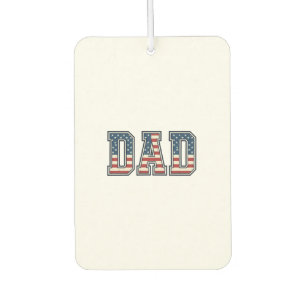Patriotic Dad Flag Lettering Vector Design_1 Air Freshener
