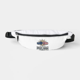 Patriotic Dad Man Legend Vintage T-Shirt Design_1 Fanny Pack