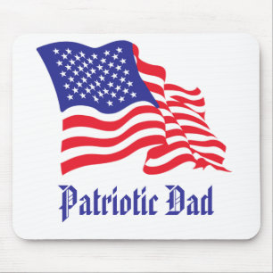 Patriotic Dad Mouse Pad