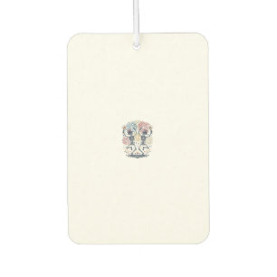 Patriotic Dancing Skeletons Fireworks 4th of July Air Freshener