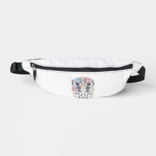 Patriotic Dancing Skeletons Fireworks 4th of July Fanny Pack