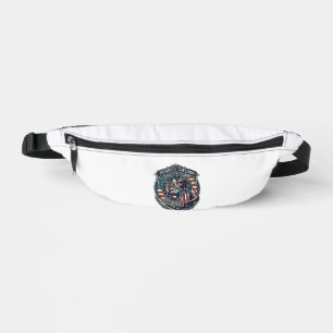 Patriotic Dart Player Vector Graphic Tee Fanny Pack