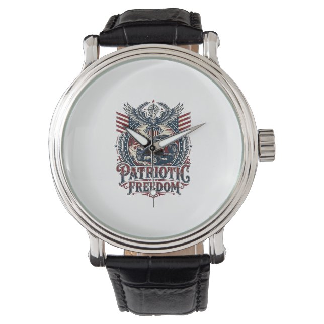 Patriotic Desert Road Explorer Watch (Front)