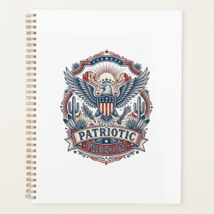 Patriotic Desert Southwest Pride Vector Graphic Te Planner