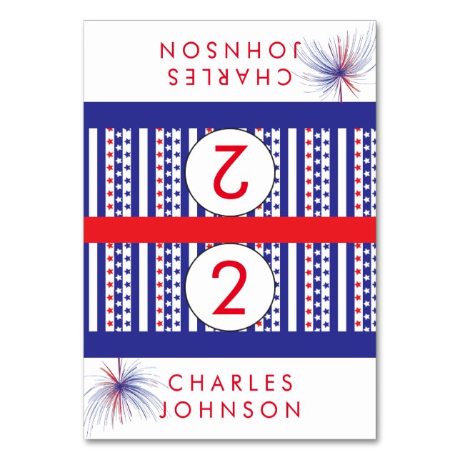 Patriotic Designs | Place Cards (Front)