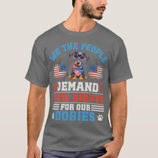 Patriotic Dobie Dog 1 T-Shirt