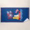 Patriotic Dogs Let Freedom Ring Beach Towel