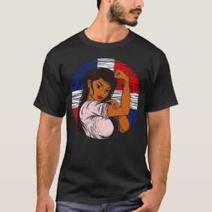 Patriotic Dominican Republic Flag Proud Dominican T-Shirt