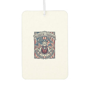 Patriotic Doughnut Lover Vector Graphic Tee_1 Air Freshener
