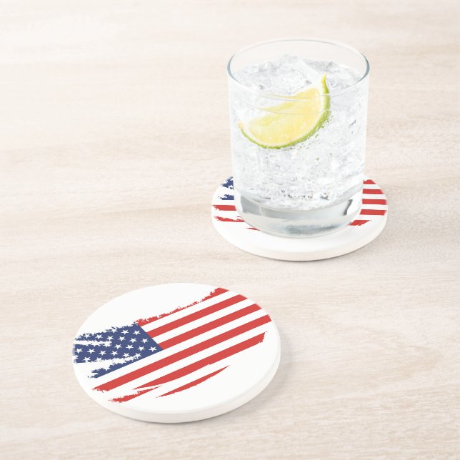 Patriotic Drink Coaster (Side)
