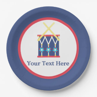 Patriotic Drum Paper Plate