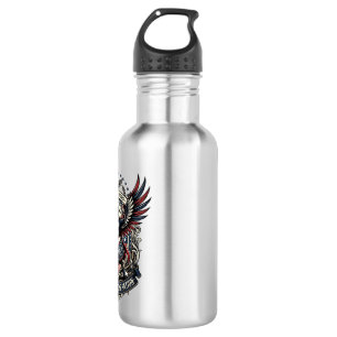 Patriotic Drummer Of Liberty Music Rock Metal Patr 532 Ml Water Bottle