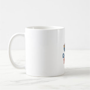 Patriotic Duck Fourth of July Floatie Shirt Design Coffee Mug