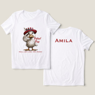 Patriotic Duck Salute Shirt – Cute USA Design