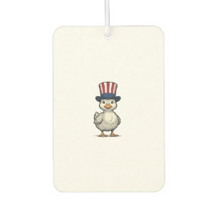 Patriotic Duckling Vintage 4th of July Shirt Desig Air Freshener
