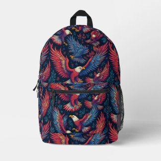 Patriotic Eagle 1 Printed Backpack