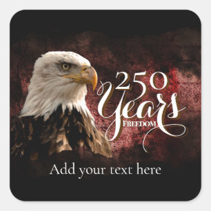 Patriotic Eagle 250 Years Sticker