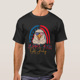 Patriotic Eagle 4th Of July Usa American Flag Meri T-Shirt