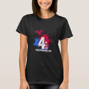 Patriotic Eagle 4th Of July Usa American Independe T-Shirt