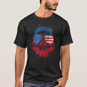Patriotic Eagle American Flag 4th Of July  3 T-Shirt