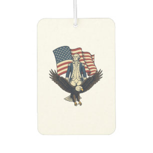 Patriotic Eagle and Colonial General Vintage Vecto Air Freshener