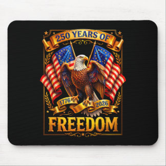Patriotic Eagle And Flag 250 Years 1776-2026 4th O Mouse Pad