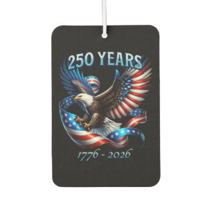 Patriotic Eagle and Flag 250 Years 1776-2026 Air Freshener