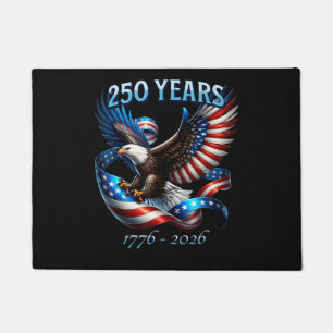 Patriotic Eagle and Flag 250 Years 1776-2026 Doormat