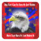 Patriotic Eagle And Gold Stars Stickers