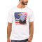 Patriotic  Eagle and USA Flag