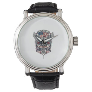 Patriotic Eagle Engine Biker Road Freedom Patriot Watch