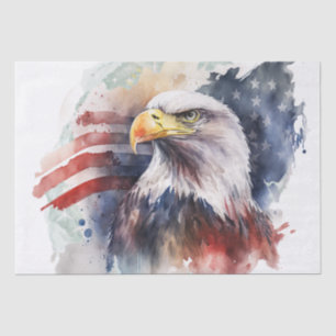 Patriotic Eagle Flag Tissue Paper
