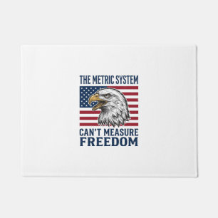 Patriotic Eagle Freedom Quote Vintage Vector Shirt Doormat