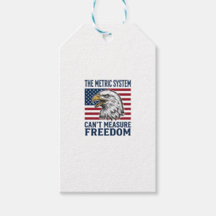 Patriotic Eagle Freedom Quote Vintage Vector Shirt Gift Tags