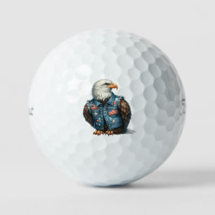 Patriotic Eagle Golf Balls