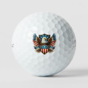 Patriotic Eagle Golf Balls