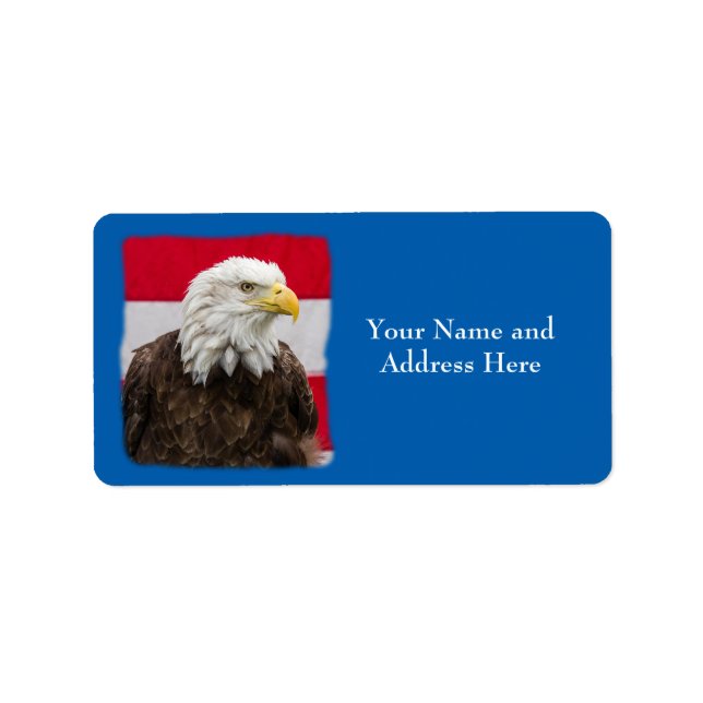 Patriotic Eagle Label (Front)