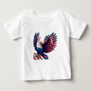 Patriotic Eagle on T-Shirt