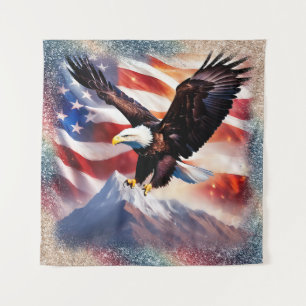 Patriotic Eagle Tapestry