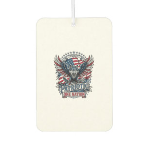 Patriotic Eagle Wolf Hybrid Animal Hybrid Patrioti Air Freshener