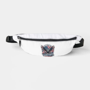 Patriotic Eagle Wolf Hybrid Animal Hybrid Patrioti Fanny Pack