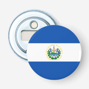 Patriotic El Salvador Flag Bottle Opener